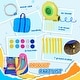 preview thumbnail 4 of 16, Outsunny Kids Bounce Castle House Inflatable Trampoline Water Slide Pool Climbing Wall 5 in 1 with Inflator for Kids Age 3-8