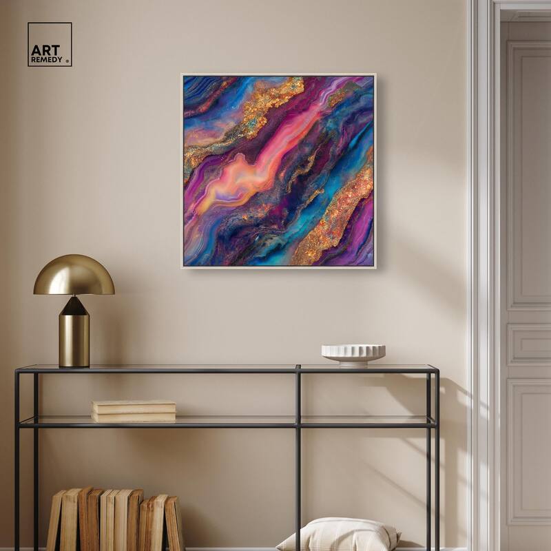 Glittering Spectrum III Canvas by Art Remedy