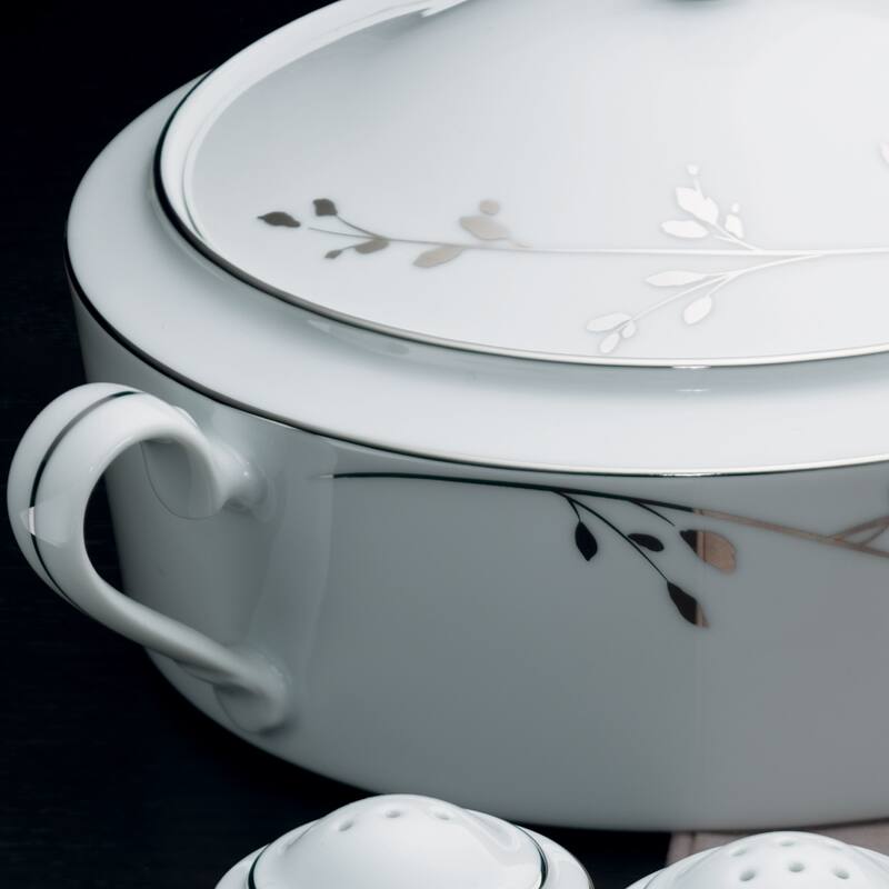 Noritake Birchwood Covered Vegetable Bowl, 10-3/4", 53 oz.