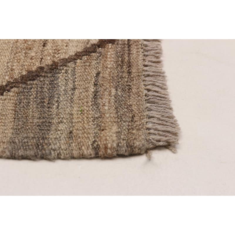 Sivas Taupe Kilim 5'0" x 6'4" - 5'0 x 6'4