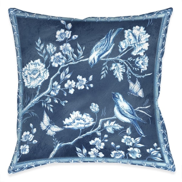 Chinoiserie outdoor pillows 2025
