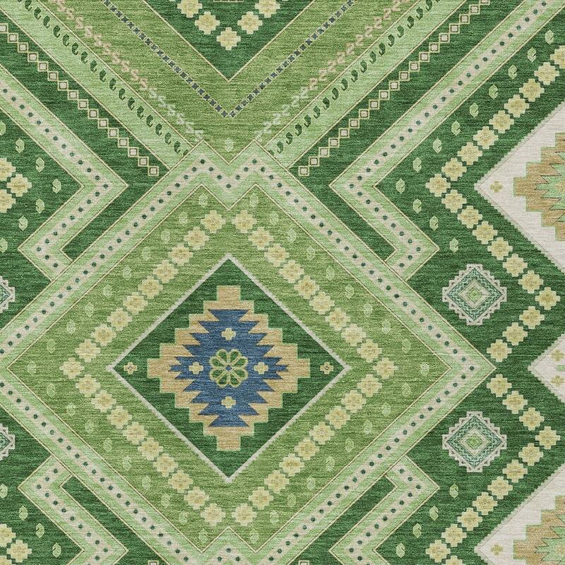 HomeRoots Tribal Transitional Rectangle Outdoor Rug