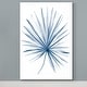 preview thumbnail 3 of 8, Indigo Tropical Leaves II -Premium Gallery Wrapped Canvas