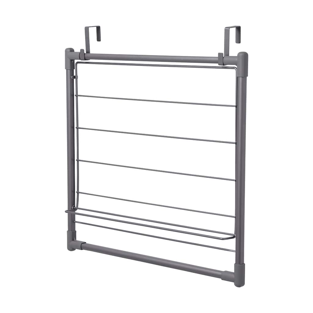 Household Essentials Metal Expandable Over the Door Drying Rack - 22.0"L x 2.1"W x 20.9"H