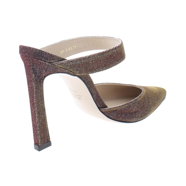 stuart weitzman eventually satin mule