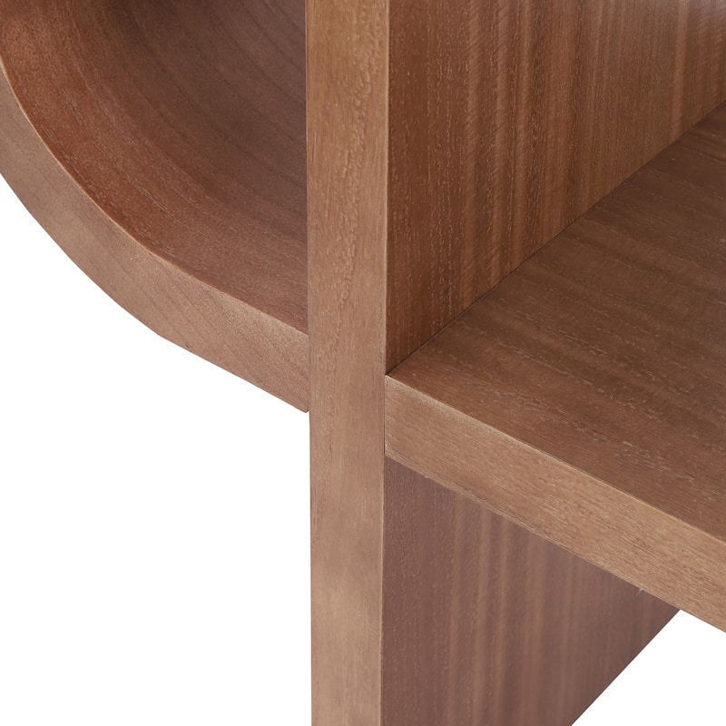 Christopher Knight Home - Modern Wood Console Table with Open Shelf