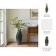 preview thumbnail 28 of 45, Ceramic Stylish Rubpert Contemporary Vase - Green