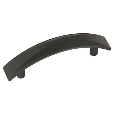 Extensity 3 in (76 mm) Center-to-Center Matte Black Cabinet Pull