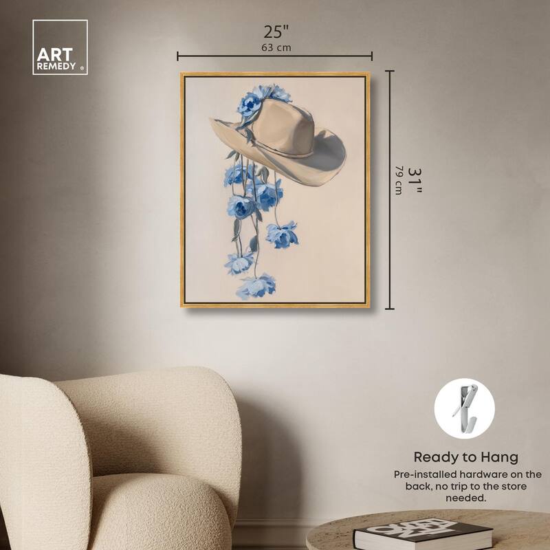 Brimming Blues II Canvas by Art Remedy