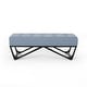 preview thumbnail 26 of 28, Ursa Contemporary Fabric Ottoman Bench by Christopher Knight Home