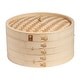 preview thumbnail 1 of 1, Joyce Chen 2-Tier Bamboo Steamer Baskets, 12-Inch
