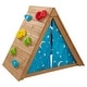 preview thumbnail 3 of 9, A-Frame Wooden Hideaway & Climber Toddler Climbing Toy