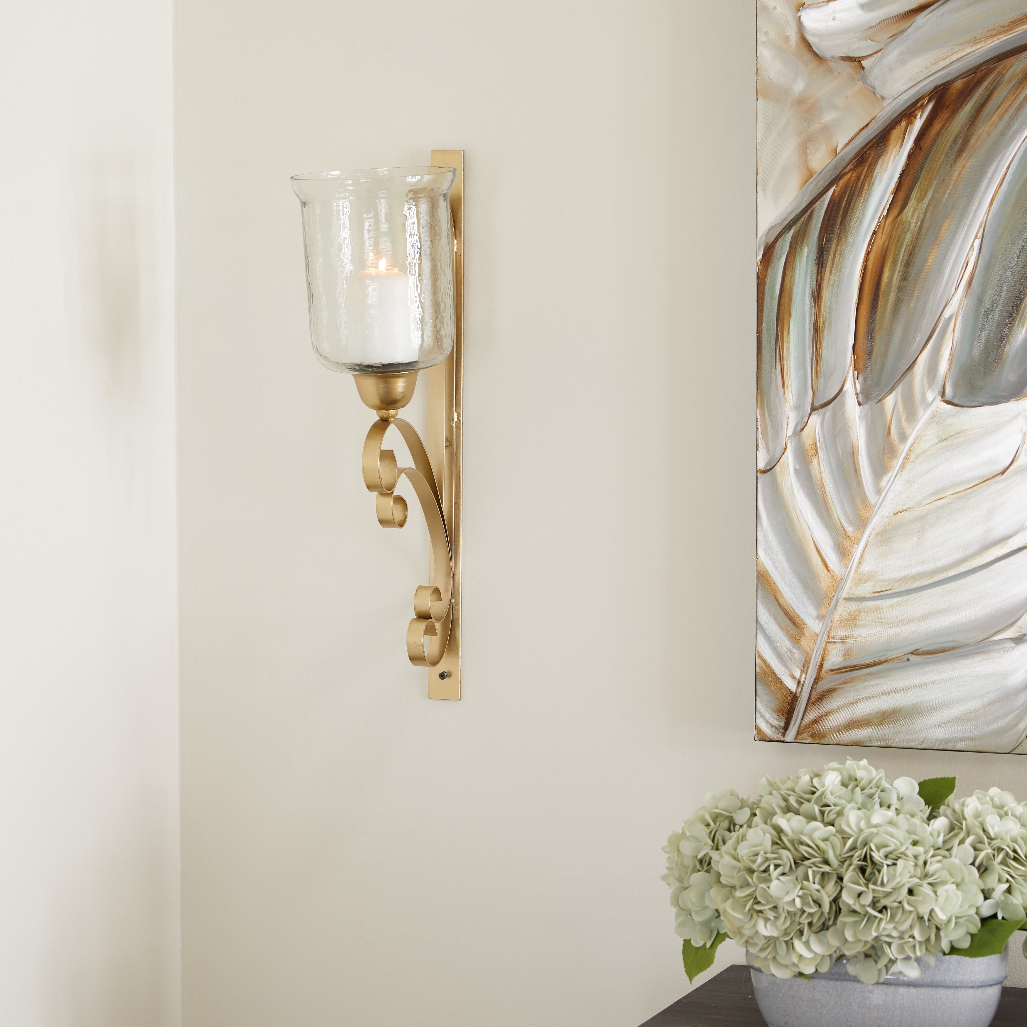 Gold and silver wall sconces hotsell