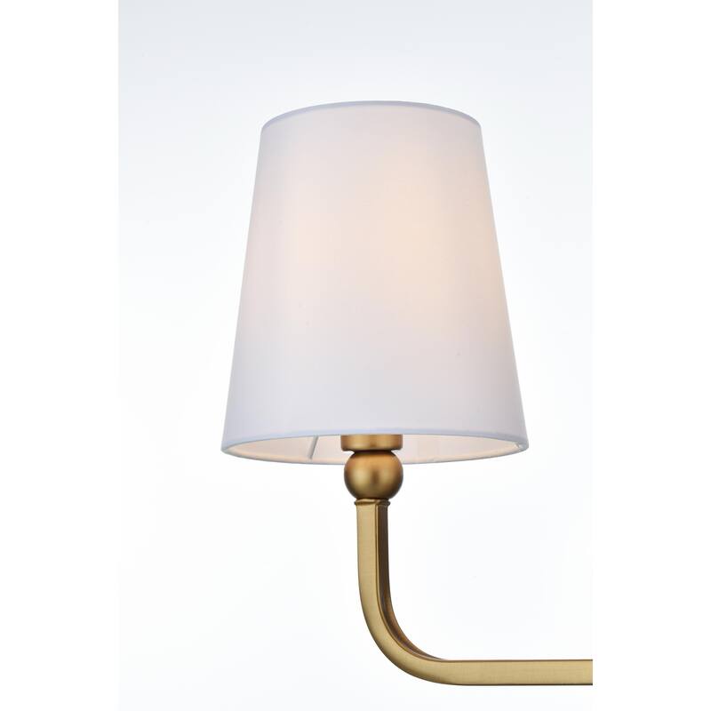 Cole 1 Light Black and Clear Bath Sconce