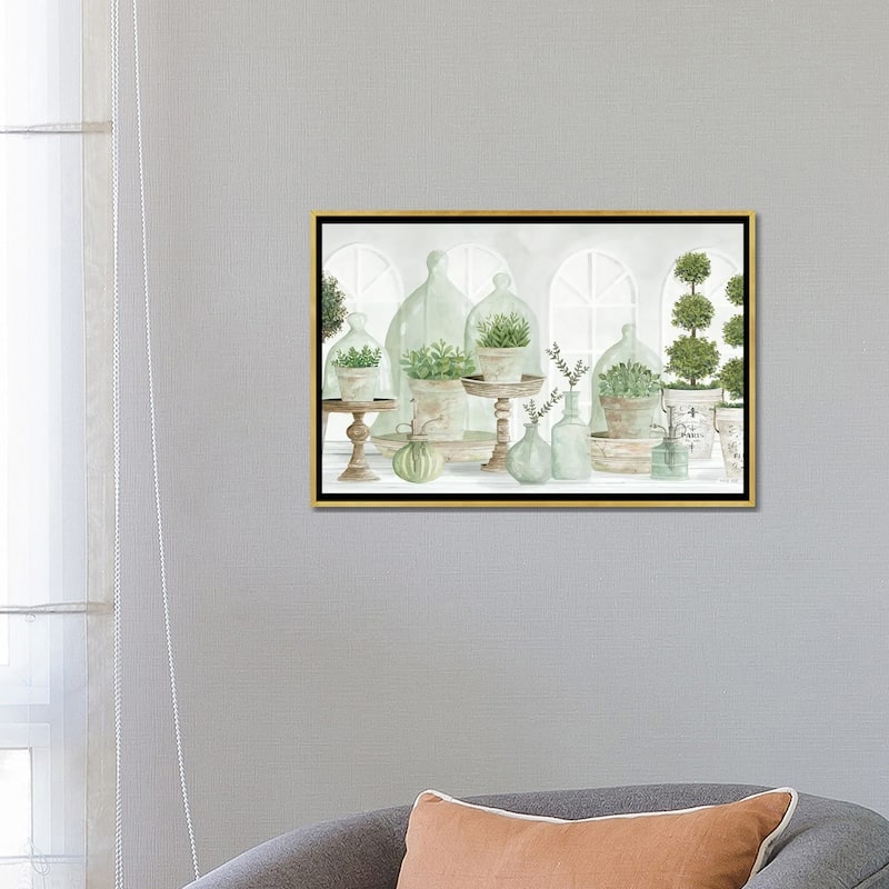 iCanvas "Nice And Neutral Plant Collection" by Cindy Jacobs Framed Canvas Print