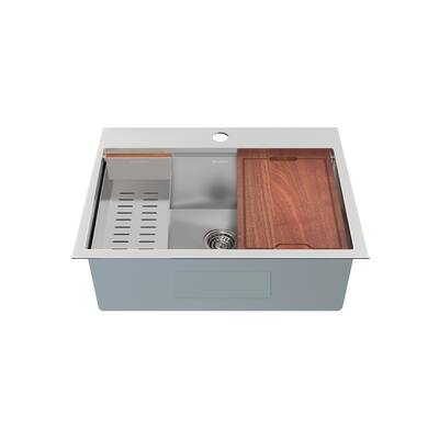 Swiss Madison SM-KT776 Ravi 22" Drop In Single Basin Stainless Steel