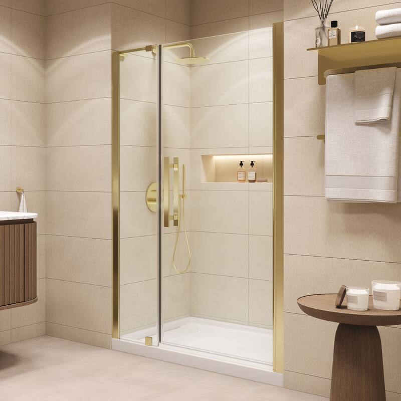Ove Decors 15SKC-PASA48 Pasadena 74-3/4" High x 48" Wide x 36" Deep - Brushed Gold