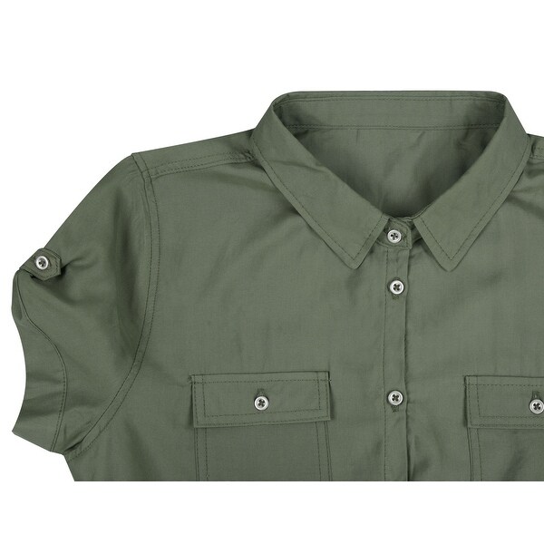 women's short shirt dress