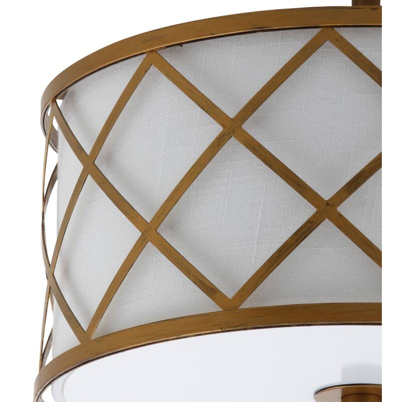 Link Metal LED Flush Mount, by JONATHAN Y