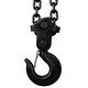 preview thumbnail 7 of 5, Chain hoist 4400 lbs. Black 10 ft. Steel Manual Chain Hoist Log Hook with 2 Heavy Duty Hooks