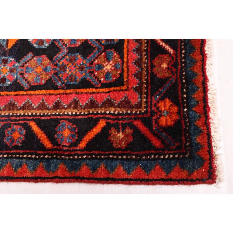 ECARPETGALLERY Hand-knotted Anadol Red Wool Rug - 3'11 x 7'3