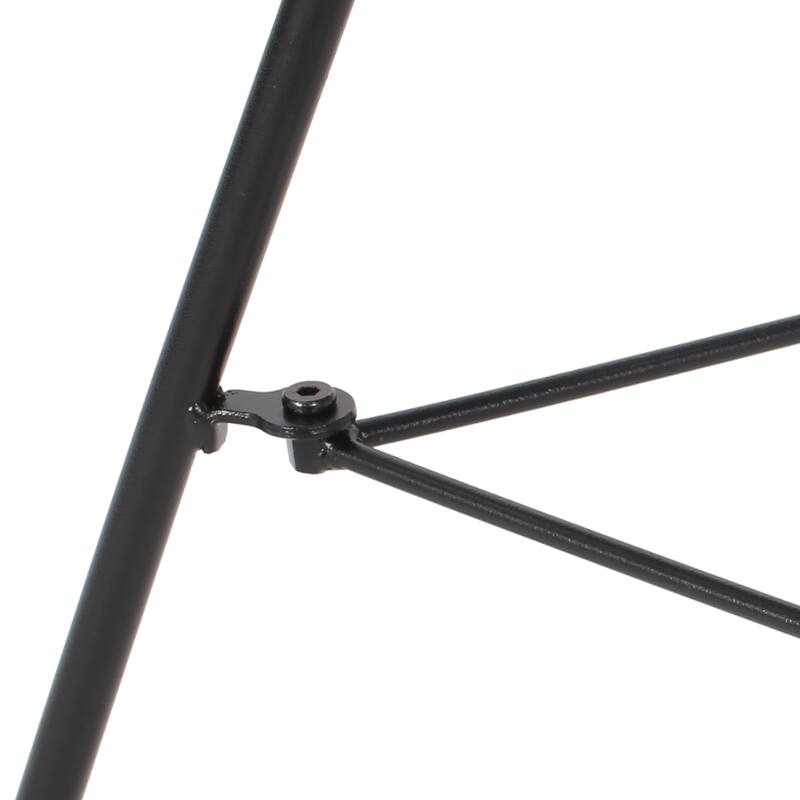 Modern Outdoor Rattan Side Table with Tempered Glass