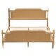 preview thumbnail 4 of 18, King Size Platform Bed Frame with Rattan Headboard