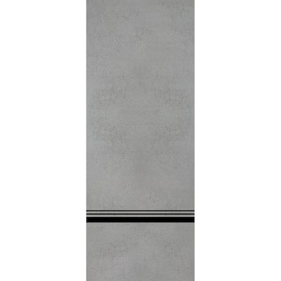 Slab Barn Door Panel 18 x 80 Planum 0012 Concrete with Sturdy Finished