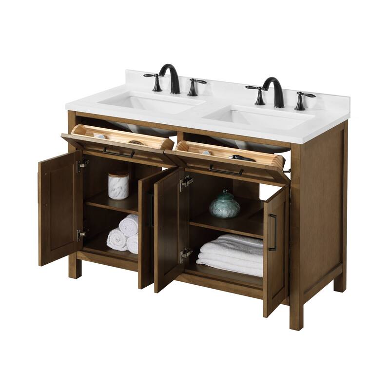 Ove Decors Tahoe Duo 48 Tahoe 48" Free Standing Double Basin Vanity
