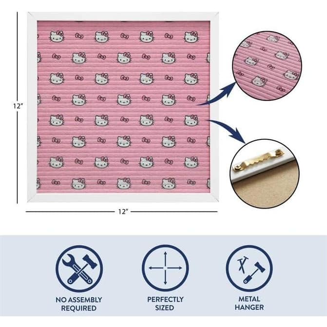 Sanrio Hello Kitty Letter Board Sign Custom Message Display Board Decor