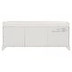 preview thumbnail 7 of 7, White Solid Wood 2-Drawer Entryway Storage Bench
