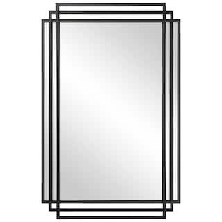 Uttermost Amherst Black Iron Mirror