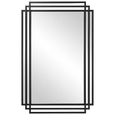 Uttermost Amherst Black Iron Mirror