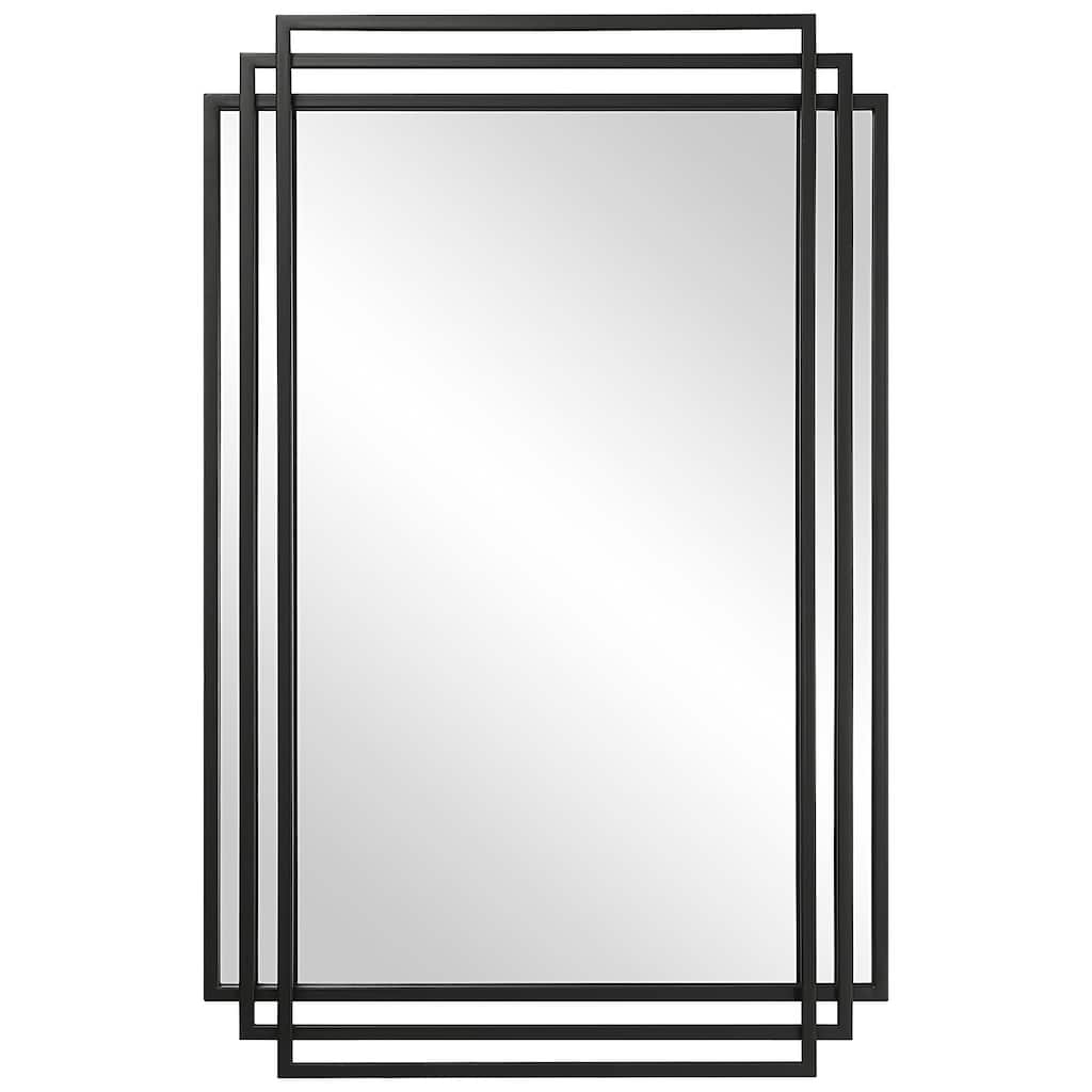 Uttermost Amherst Black Iron Mirror