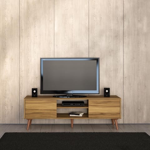 Boahaus Colorado Stylish TV Stand up to 65", Brown