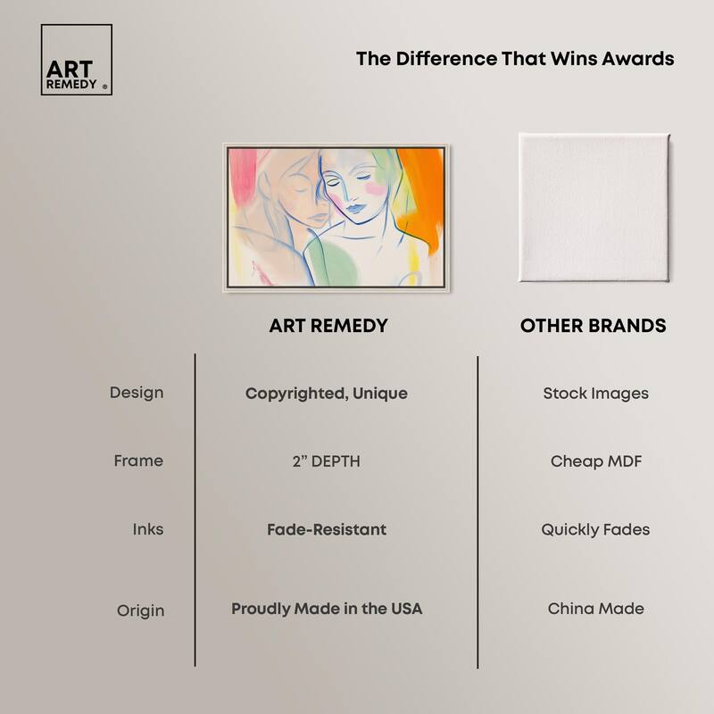 Brushstroke Bond Canvas by Art Remedy