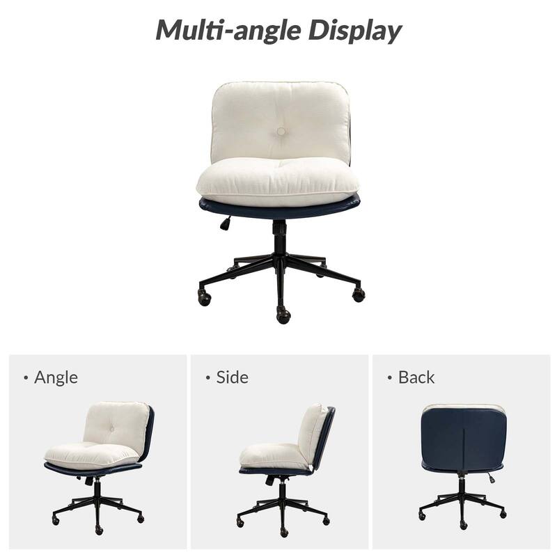 Lindsay Modern Tilting Criss Cross Home Office Chair by HULALA HOME