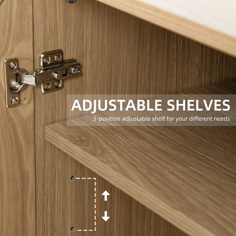Classic Storage Cabinet with Adjustable Shelves
