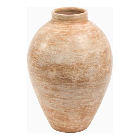 Aurelle Home Modern Earth Tone Terracotta Vase