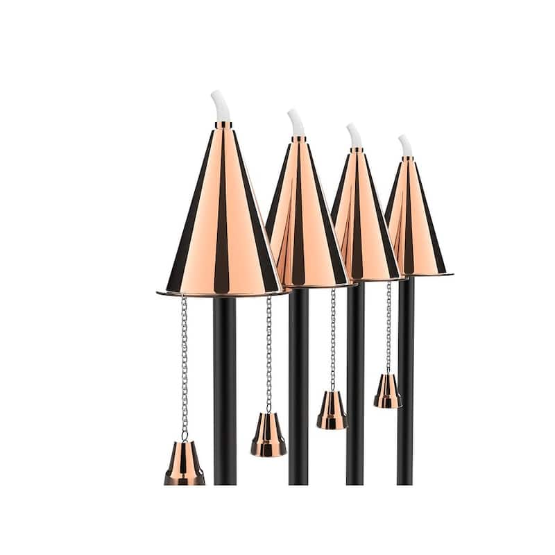 Small Hawaiian Cone Tiki Torch