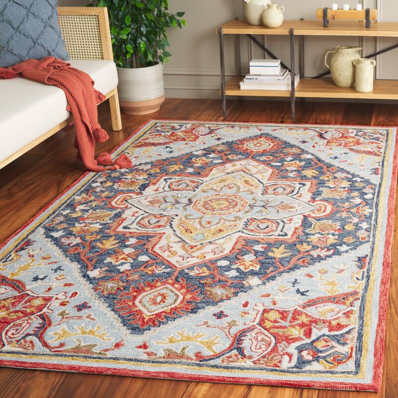 SAFAVIEH Handmade Metro Saveta French Country Wool Rug
