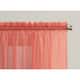 No. 918 Emily Voile Sheer Rod Pocket Curtain Panel, Single Panel