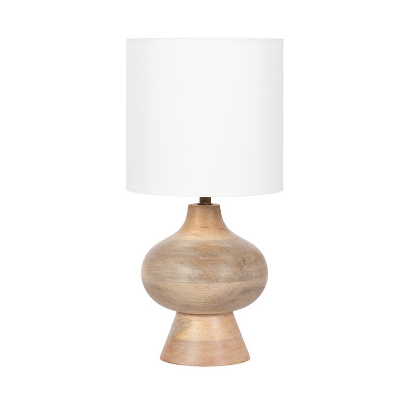 Kate and Laurel Bahira Tabletop Lamp - 8x8x17 - Natural