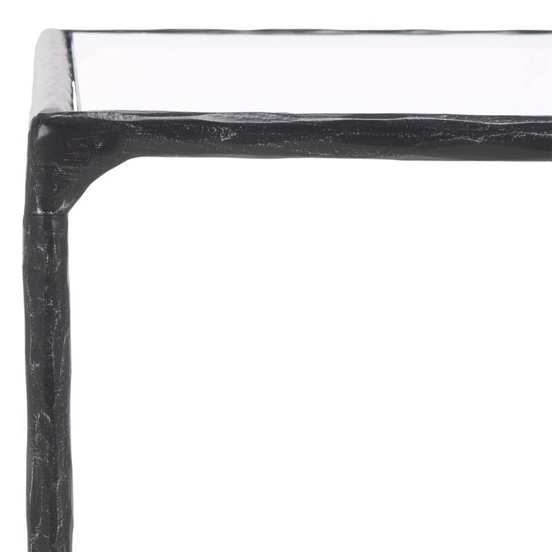 SAFAVIEH Couture Isabellina Metal And Glass Coffee Table - 40"W x 22"D x 18"H