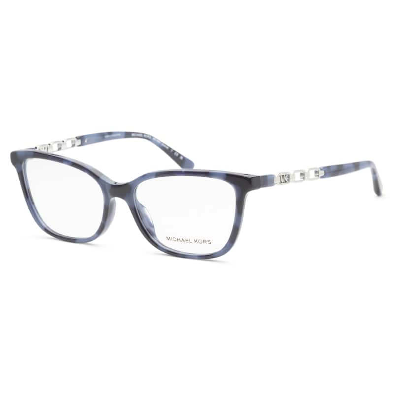 Michael Kors Women's 54mm Blue Tortoise Opticals