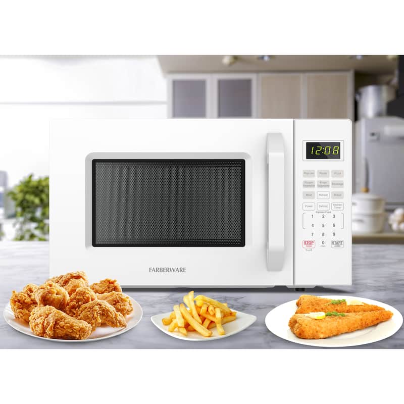 1.1 Cu. Ft. 1000-Watt Compact Microwave Oven, Black