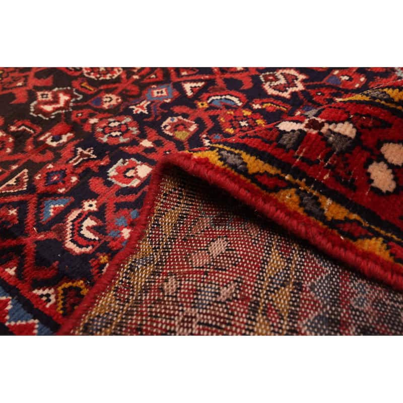 ECARPETGALLERY Hand-knotted Andelz Navy Wool Rug - 3'11 x 10'8