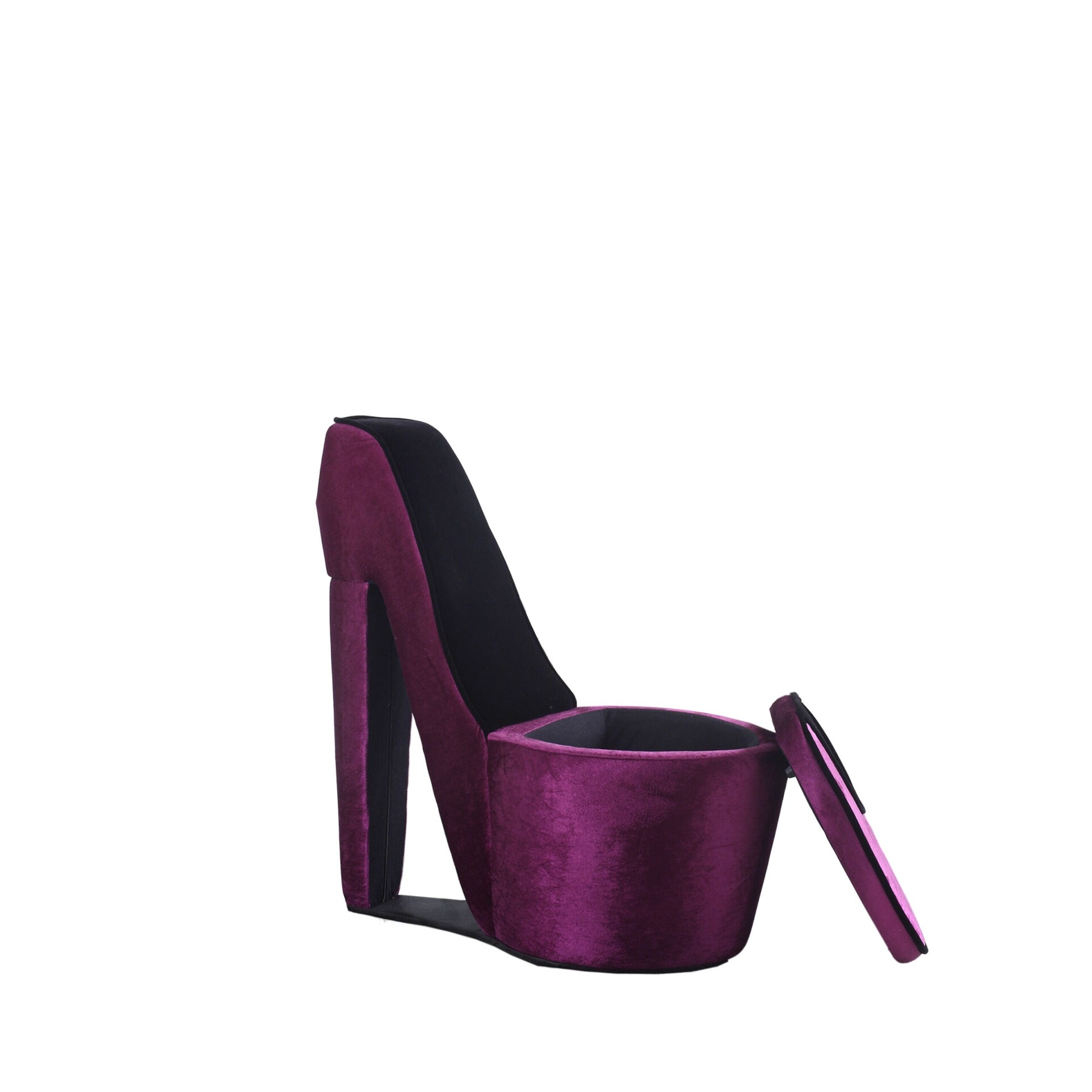 High heel shoe chair with storage sales