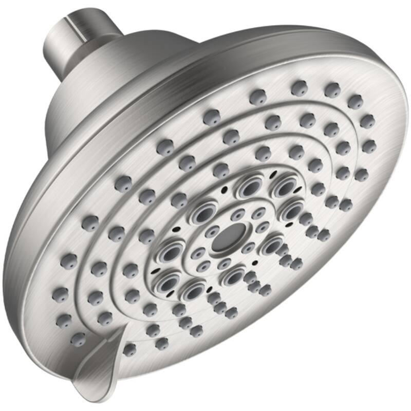 5-Inch Stainless Steel Rain Shower Head with 6 Modes and Anti-Clog Nozzles High Pressure - ‎4.72 x 4.53 x 3.74