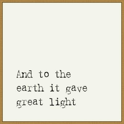 Great Light by Amanti Art Portfolio Framed Canvas Wall Art
